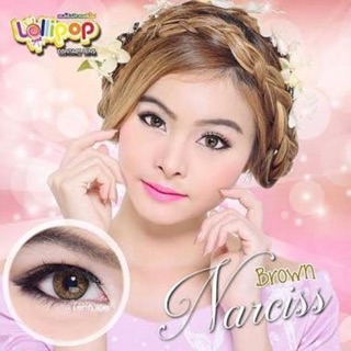 คอนเเทคเลนส์  สี Narciss brown