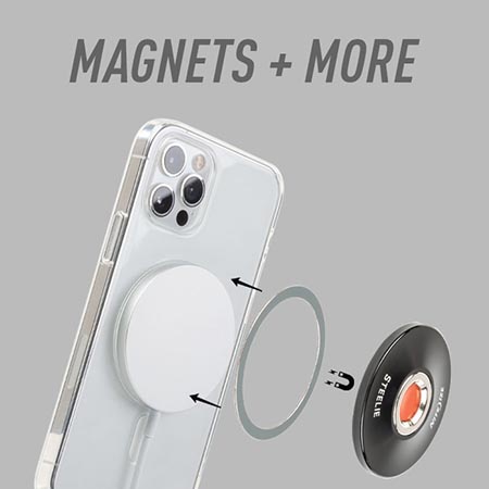 Nite Ize STEELIE MAGNETS + MORE - ช็อกเก็ตแม่เหล็ก+แม็กเซฟ ติดหลังโทรศัพท์