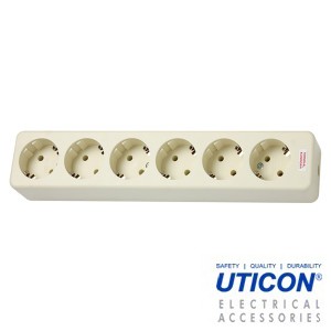 Uticon เต้ารับ 6 พิน ST168 แท้