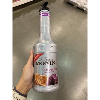 Passion Fruit Fruit Besed Preparation ( Le Fruit de Monin ) 1000 Ml. แพสชัน ฟรุ้ต ฟรุ้ต เบส เพรพเพอเรชั่น ( ผลิตภัณฑ์ สมูทตี้และแต่งหน้าขนม ) ตรา เลอ ฟรุ้ต เดอ โมนิน