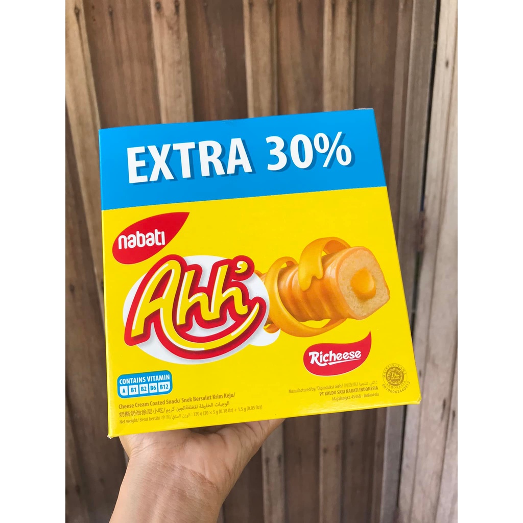 Nabati Ahh ขนมข้าวโพดเคลือบชีสและช็อคโกแลตยอดฮิต