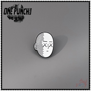 ★ One PUNCH-MAN - เข็มกลัด Saitama ★ เข็มกลัดแฟชั่น รูปการ์ตูนอนิเมะ Doodle Enamel Pins สําหรับติดกระเป๋าเป้สะพายหลัง 1 ชิ้น