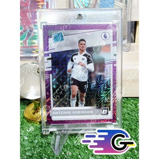 การ์ดนักฟุตบอล 2020-21 panini chronicles select premier league purple mojo Antonee Robinson RC #6 (แถม Topload+teambag)