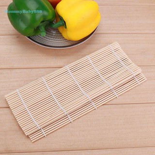 ḾṌḾ  DIY Maker Sushi Mat Cooking Tool Japanese Sushi Rice Rolling Roller Bamboo