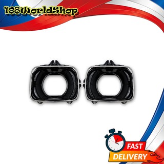 กรอบขาไฟหน้า ชุด 2 ชิ้น เหล็ก ซ้าย+ขวา Toyota  Hilux MK3 LN85 RN50 Mighty-X LN RN YN ปี1989 - 1995