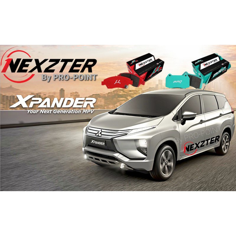 จัดส่งฟรี/ฟรีค่าติดตั้ง NEXZTER ผ้าเบรค XPANDER ทุกรุ่น จัดส่งไวของแท้ ออกVATได้