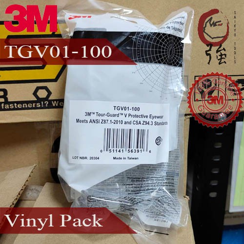 3M TGV01-100 แว่นตานิรภัยครอบแว่นสายตาเลนส์ใส Tour Guard รูปที่ 4