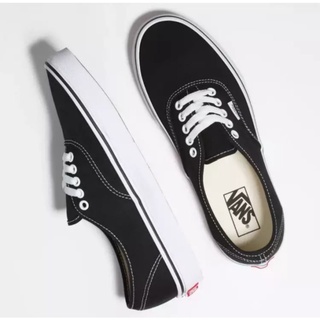 Vans Authentic รองเท้า แวน คลาสสิค สีดำ ขาว แท้100%