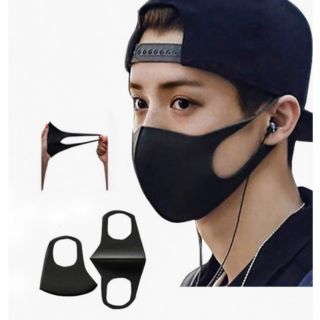 ​ผ้าปิดปากสีดำ ราคา​ 25​ บาท ซักได้จ้า