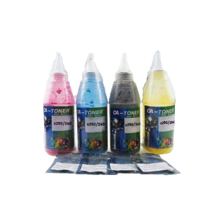 ส่งฟรี !! OA TONER SP C250DN/C260DN ชุดเติมผงหมึกสำหรับเติมเอง + ชิพ สำหรับรุ่น Ricoh SP C250DN/C250SF/C260DNw/C261SF/