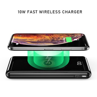 อันดับ 1 Porbue ปี 2020 4 IN 1 10W Fast Charging Wireless Power Bank 10000mAh แบตเตอรี่สำรองชาร์จเร็วไร้สายความเร็วสูง