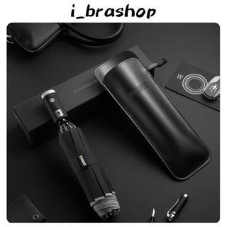 i_brashop ร่ม ร่มพับออโต้ ร่มอัตโนมัติ ขอบร่มสะท้อนกับแสง กันได้ทั้งฝนและแดด UV ได้ดี BAD32