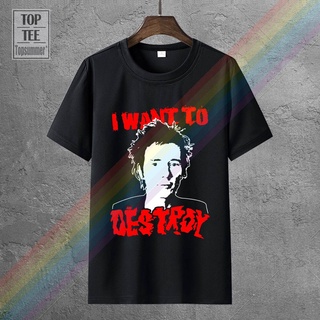 T-shirt  【สไตล์ฮาราจูกุ】เสื้อยืดผ้าฝ้าย 100% พิมพ์ลาย Sex Pistols Punk Anarchy In The Uk สําหรับผู้ชาย LHZYS-5XL