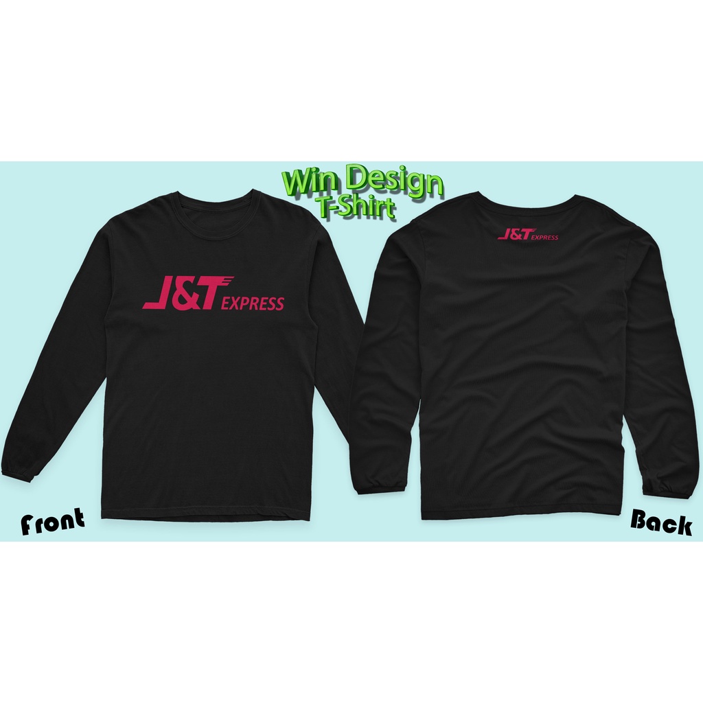 เสื้อj&t expressแขนยาว ผ้าคอตตอน100% ผ้าหนานุ่ม