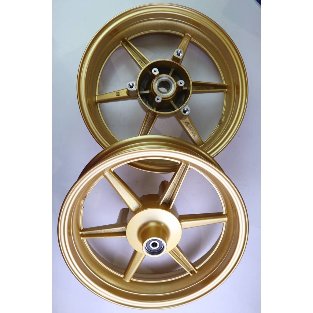 ล้อแม็ก(Racing Boy) N-MAX155 ปี2020-22 หน้ากว้าง3.00-13 หลัง3.50-13 สีทอง สีดำ