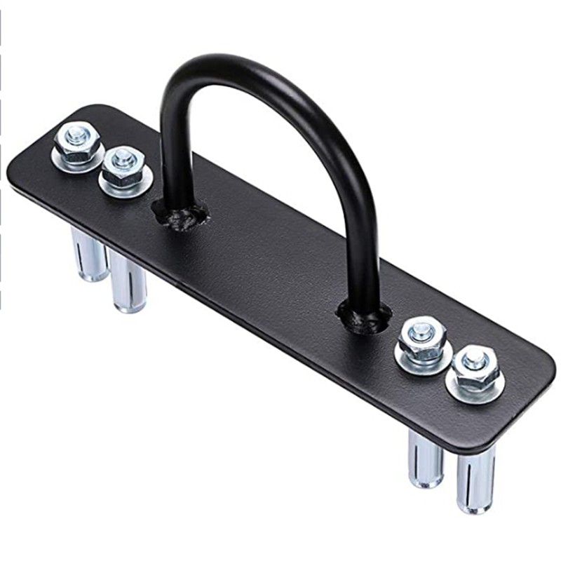 Battle Rope Anchor Kit Wall Mount - Heavy Duty Hook & Anchor For 1"-1.5" Ropes, Home Gym Storage Rack