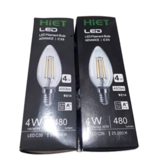 หลอดจำปา LED Filament Buld  ขั้วE 14