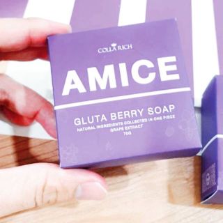 สบู่ผิวเผือก amice soap 70 กรัม by collarich