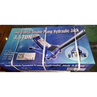 แม่แรงตะเข้ 3.5ตัน โหลดเตี้ย 2สูบ Hydraulic Jack 3.5Ton ส่งด่วน ส่งไว