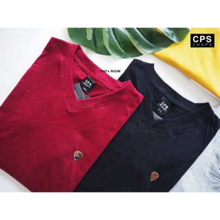 เสื้อ ยืด  CPS CHAPS (คอวี v ) (มีเก็บเงินปลายทาง) (พร้อมส่ง)