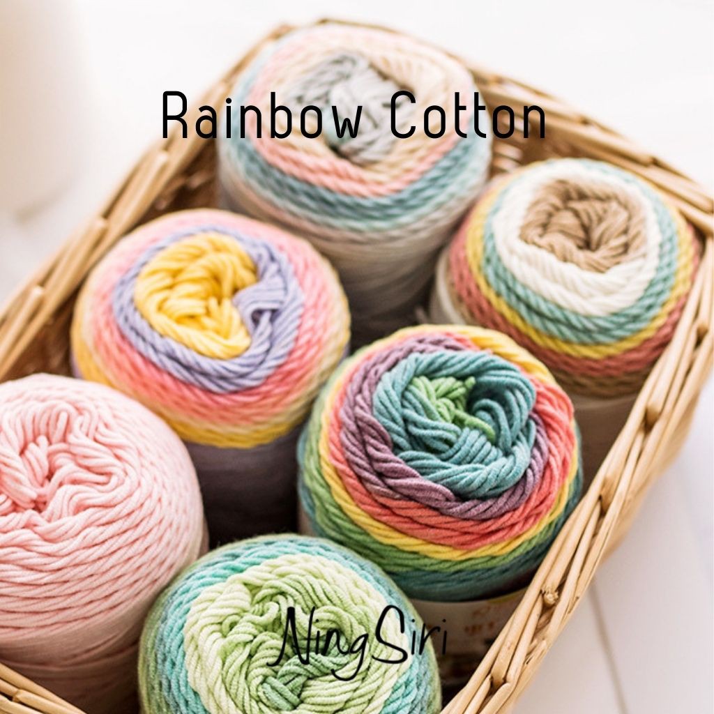 ไหมพรม Rainbow Cotton (พร้อมส่ง) – โปรปัง