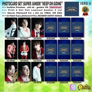 ชุดโฟโต้การ์ด เคลือบเงา 2 ด้าน กันน้ํา 9 ชิ้น
