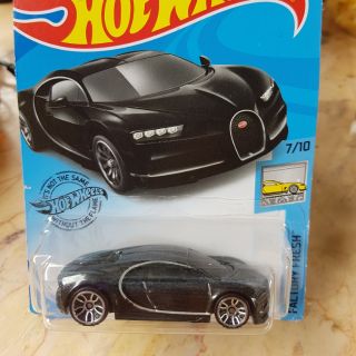 รถเหล็ก hotwheels bugatti สีดำ