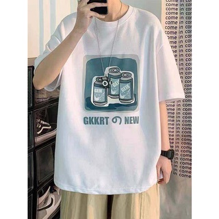 เสื้อยืดสีขาว️ พร้อมส่ง️เสื้อทีเชิร์ตเสื้อยืดคอกลมแฟชั่นS-4XL