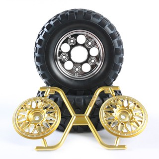 TAMIYA 54484 ROCK BLOCK TIRES W/2-Piece Mesh Wheels (CC-01 &amp; CC-02)