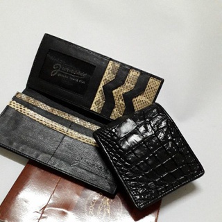 crocodile  wallet กระเป๋าสตางค์จระเข้1299 set 2 pcs bi-purse wallet