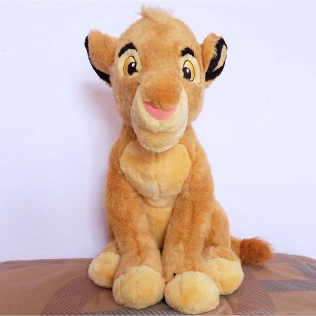 ตุ๊กตาซิมบ้า (Simba)🦁 จาก The Lion King ตุ๊กตา Disney ตุ๊กตามือสอง ของสะสม