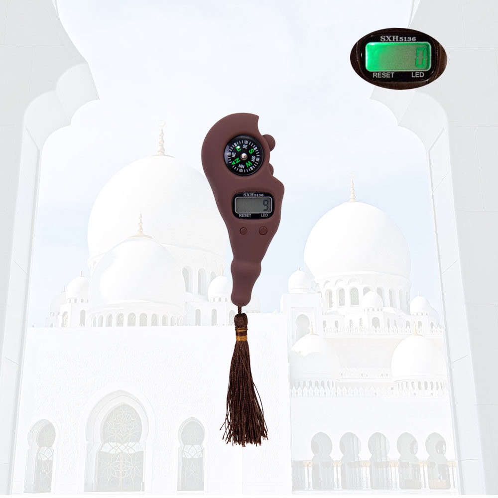 Tasbih ดิจิตอลเข็มทิศ SXH5136เครื่องนับจำนวน