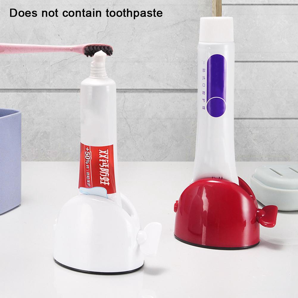 Rolling Tube Toothpaste Squeezer Dispenser Toothpaste Seat Holder Stand Roller Toothpaste
