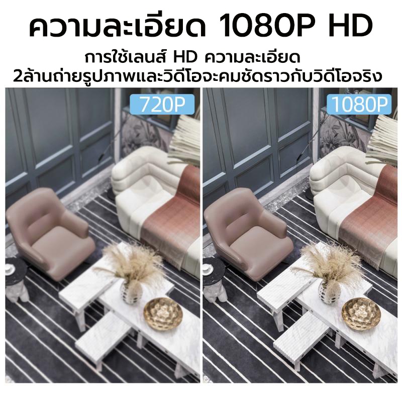 V380 PRO กล้องหลอดไฟ กล้องวงจรปิด wifi  ip camera 5MP ติดแทนไฟบ้านได้ ครอบคลุมพื่้นที่ครบทุกมุมทั้ง360°【เมนูไทย