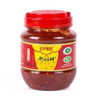 ซอสถั่วเต้าซี（红油郫县豆瓣酱) 500g โต้วปั้นเจียง รสชาติเค็มอ่อน ๆ จากถั่วหมัก เผ็ดเบา ๆ หอมน้ำมันพริกและเครื่องเทศ
