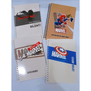 สมุดบันทึก สมุดริมลวด มีเส้น ขนาด A5  MARVEL 70 แกรม 40แผ่น