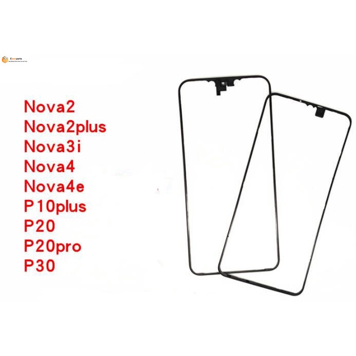 กรอบหน้าจอ LCD สําหรับ Huawei Honor Nova 2 Plus 3i 4E Nova 4 P10 Plus P20 Pro