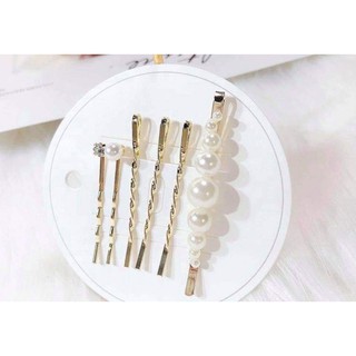 (พร้อมส่ง)​ชุดกิ๊บติดผม​ กิ๊บไข่มุกติดผม​ กิ๊ฟไข่มุกติดผม​ คลิปหนีบผม