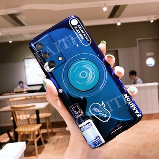 เคส Realme GT Master Edition / RealmeGT 5G 2021 New Casing Silicone Cute Fashion Camera Stand Holder Back Cover Hot New Phone Case เคสโทรศัพท์ RealmeGT ME