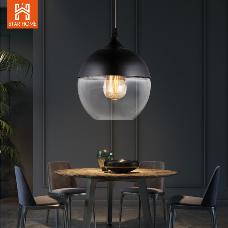 Ceiling Lights โคมไฟเพดาน โคมไฟแขวนเพดา ร้านอลูมิเนียมความคิดสร้างสรรค์อนันดาโคมระย้าบาร์เดี่ยวบาร์คาเฟ่โคมระย้า