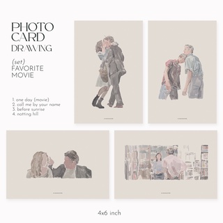 PHOTO CARD 4x6  | favorite movie set | ภาพวาด หนังเรื่องโปรด  IMMINIMUS