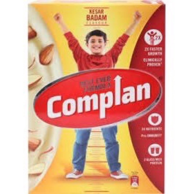Complan เป็นนมผง สูตรเร่งสูง ไฮแคลเซียมและวิตามิน