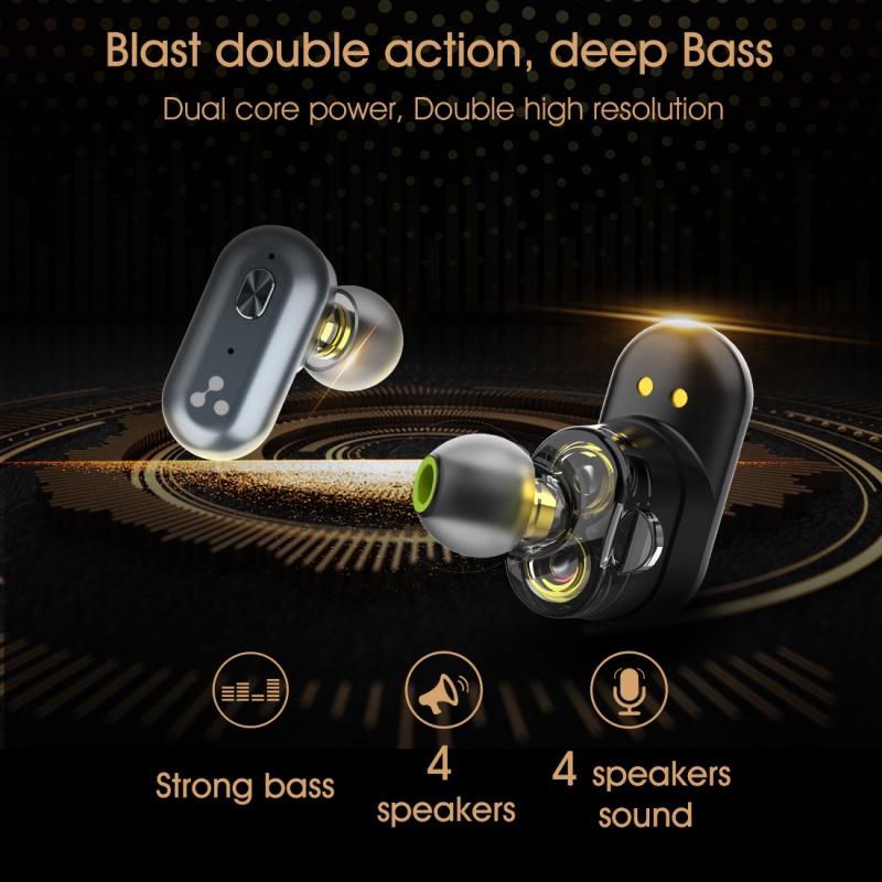 wOriginal SYLLABLE S101 TWS bass earphones wireless headset noise