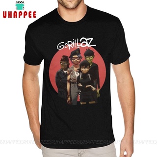 ขายดี!Gorillaz Humans Tour Humanz Plus เสื้อยืดลําลอง สําหรับผู้ชาย แขนสั้น พิมพ์ลาย KJbdad72EGioec90S-5XL