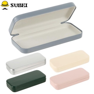 Subei ใหม่ กล่องดีบุก โลหะ สีพื้น ป้องกันการกระแทก หลากสี สําหรับเก็บแว่นตา