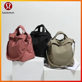 Lululemon  19L กระเป๋าฟิตเนส โยคะ กีฬา กระเป๋าสะพายไหล่ข้างเดียว กระเป๋าเป้สะพายหลัง แนวทแยง