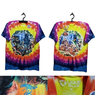 เสื้อวงGrateful dead BY  LIQUID BLUE  สินค้าลิขสิทธิ์แท้ มือ1 นำเข้าจากUSA ป้าย สกรีนคอ Liquid Blue