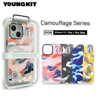 YOUGKIT แท้ CAMOUFLAGE SERIES เคสกันกระแทกลายพราง งานคุณภาพ รุ่นiPhone13