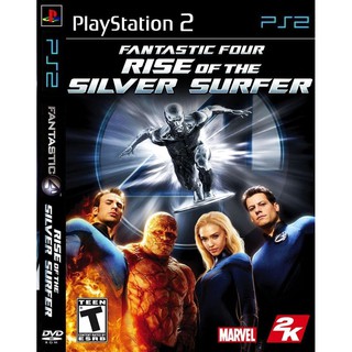 แผ่นเกมส์ Fantastic Four Rise of the Silver Surfer PS2 Playstation 2 คุณภาพสูง ราคาถูก