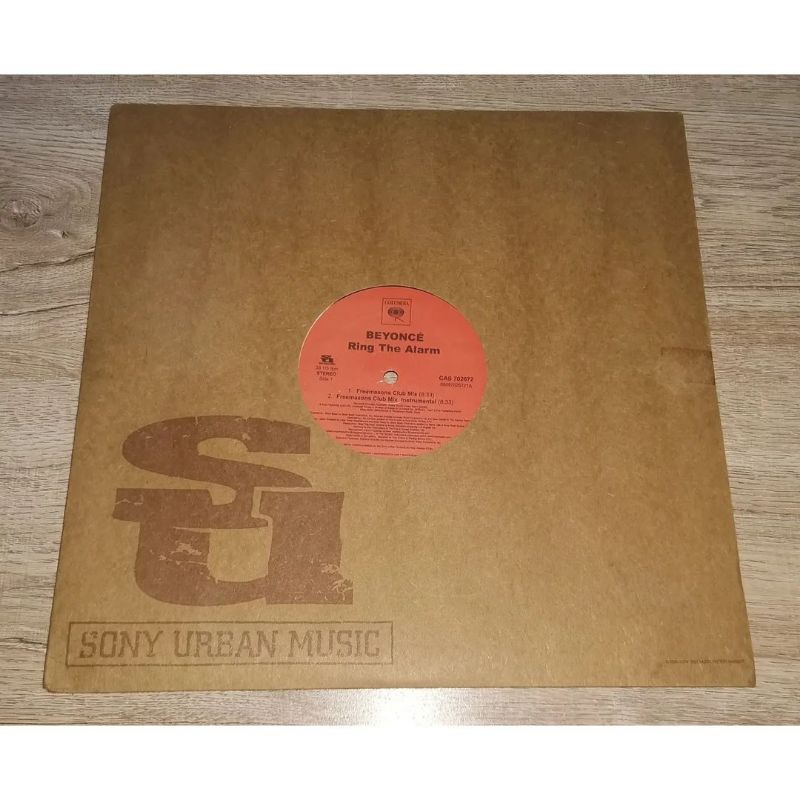 Beyonce' แผ่นเสียง Promo 12" Vinyl Single Ring The Alarm / Not CD ไม่ใช่ ซีดี